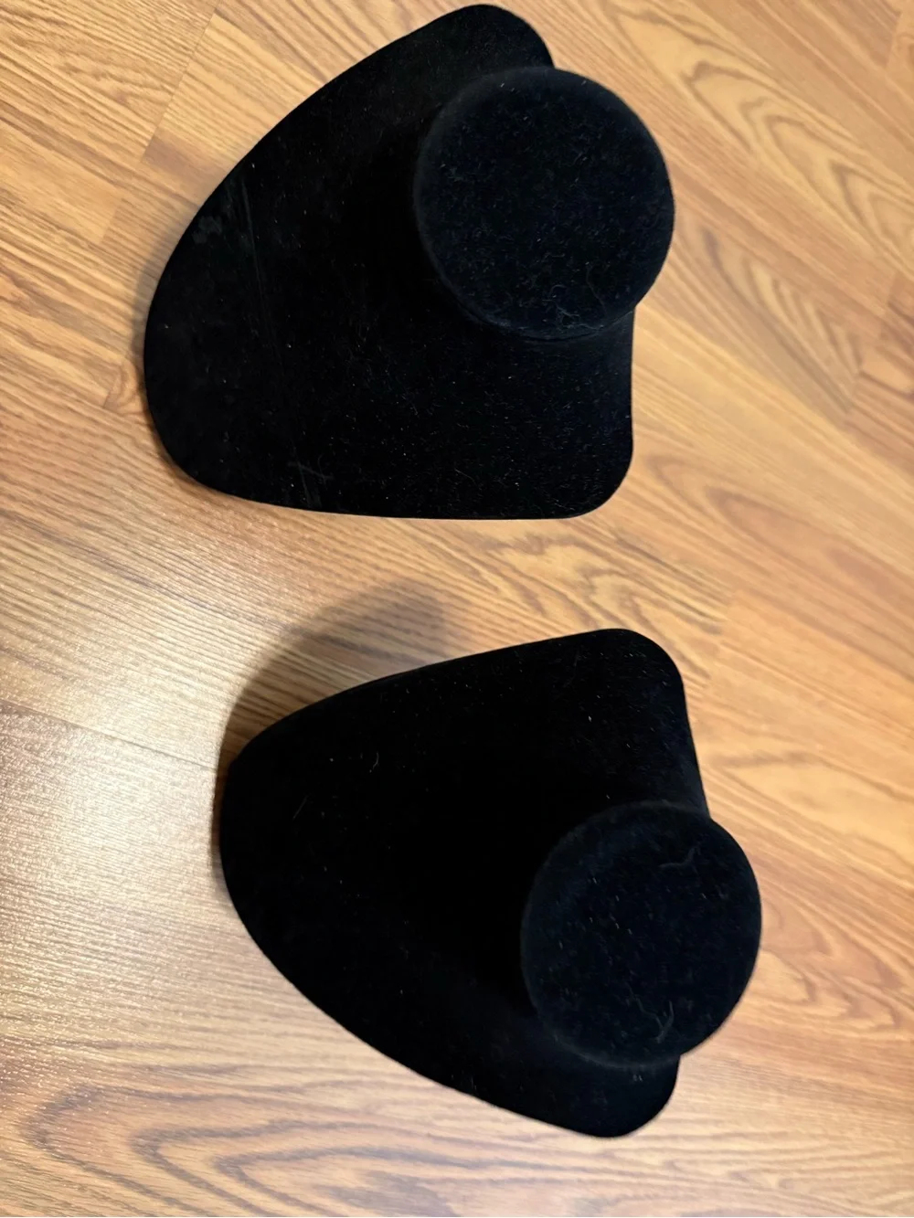 Michaels Black Velvet Necklace Display Stands - Pair